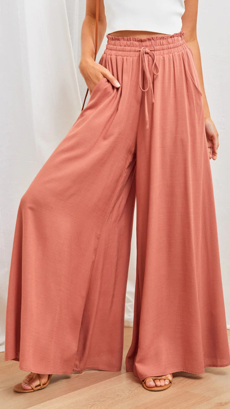 Wide-Leg Lounge Bottoms