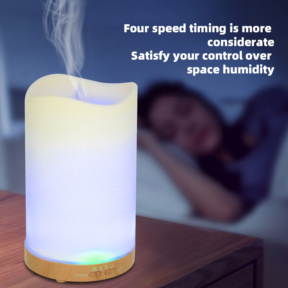 Bedroom Essential Aromatherapy Diffuser With Humidifier, Timer & 7-Color Mood Light Includes 3 Oils — view 6
