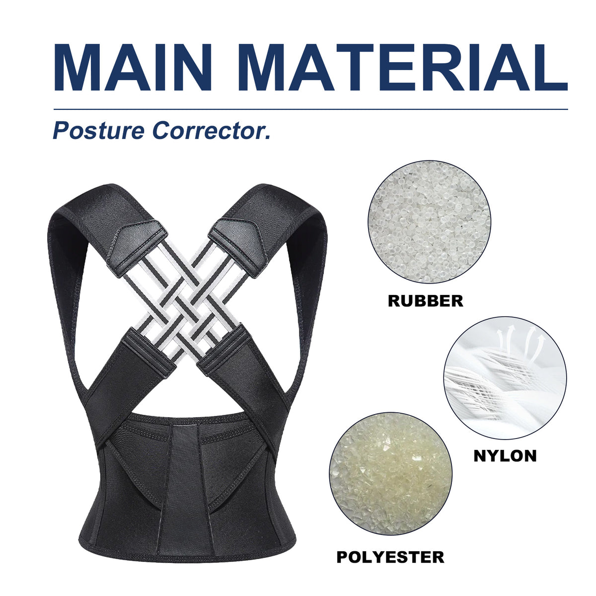 Skin care products, Instant Posture Corrector, Postural correction, with Rubber — view 5