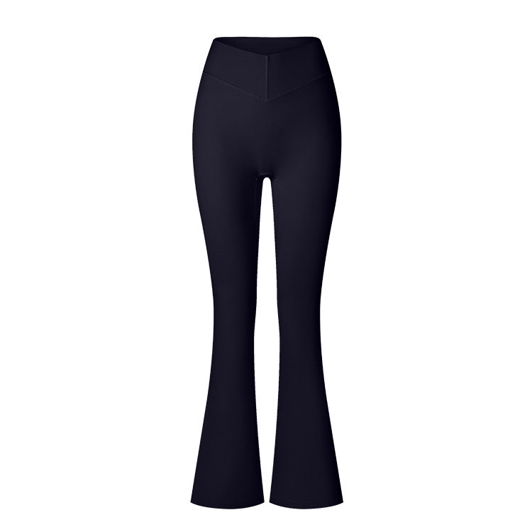 Brushed V-Waist Flare Leggings