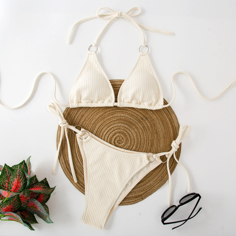 Side-Tie Thong Bikini Set