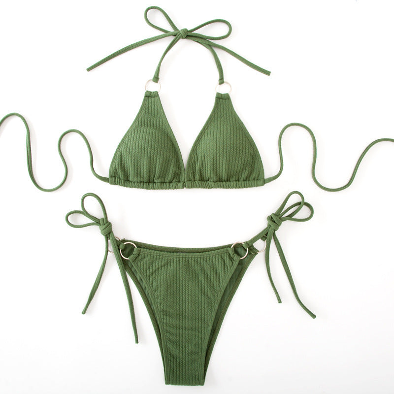 Side-Tie Thong Bikini Set