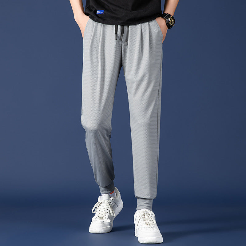 Drawstring Wide-Leg Casual Lounge Pants