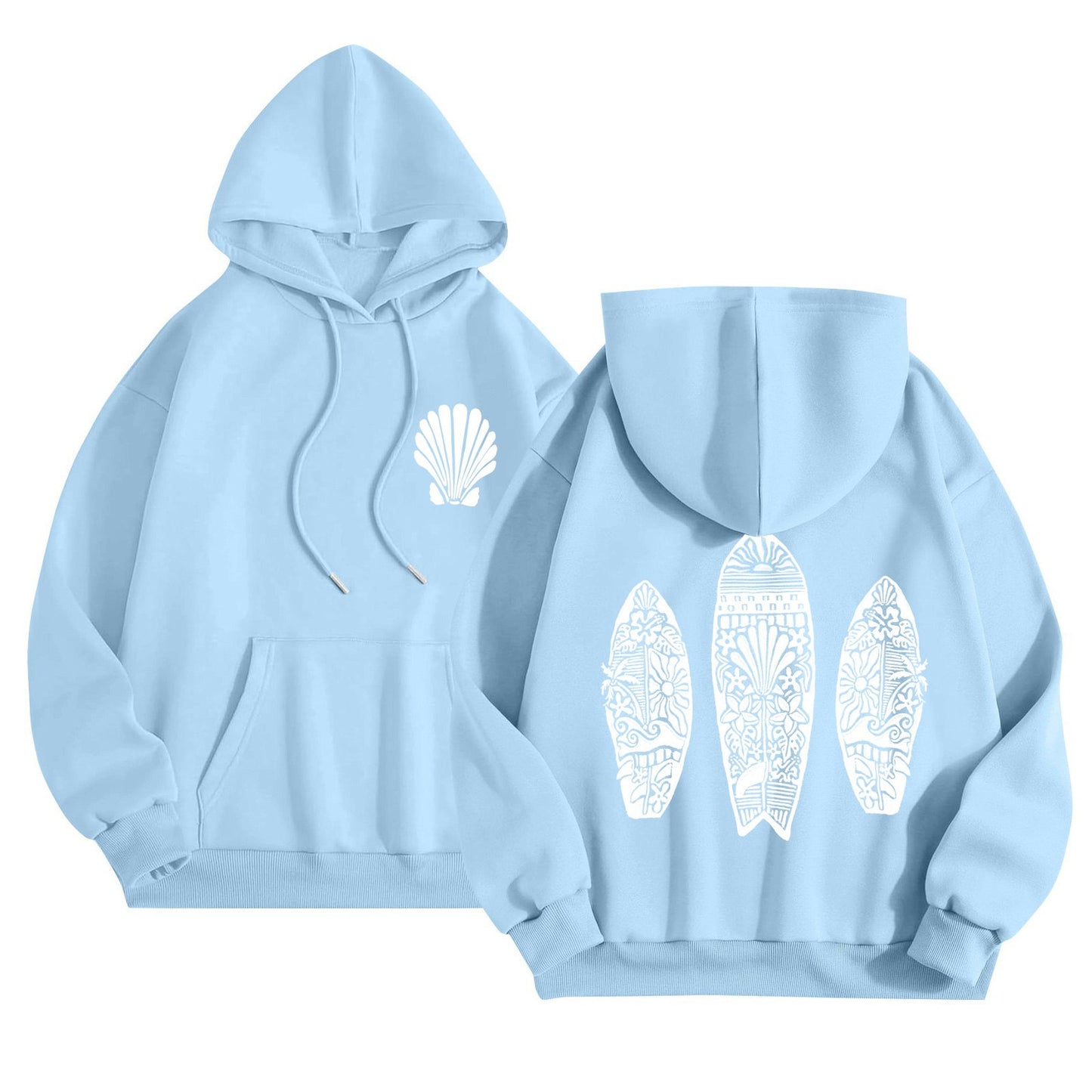 Seashell "Beach Vibes" Hoodie