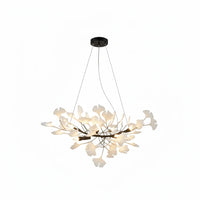 Creative Ceramic Ginkgo Leaf Chandelier — view 6