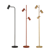 Three-head Floor Lamp With A Sunset-inspired Ambiance By The Sofa — view 5