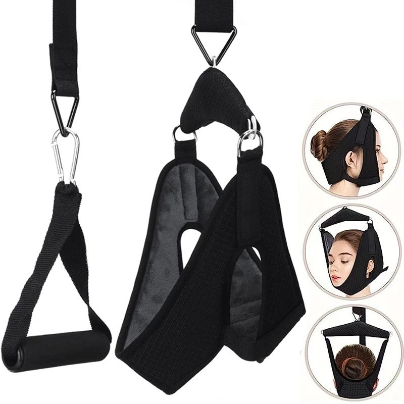 Pain Relief Neck Traction-Device Head Hammock Cervical Massager Comfortable New — view 2