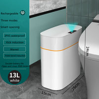 Smart Trash Can With Lid For Bedroom And Living Room Kitchen Storage Box