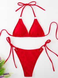 Side-Tie Thong Bikini Set