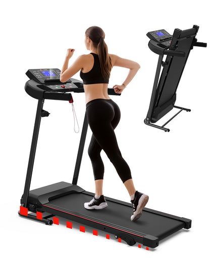 Foldable Treadmill – Compact Fitness Walking Machine for Home