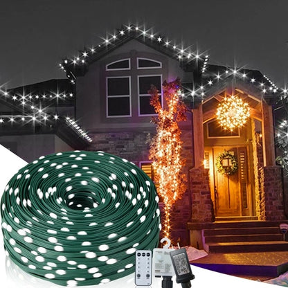 328Ft Christmas Rope Lights – 1000 LED Outdoor Decorative String with Strobe Effect