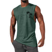 Coconut Tree Beach Tank Top – Summer Casual