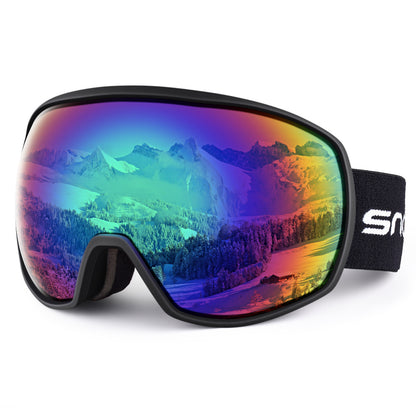 Double-Layer Anti-Fog Ski Goggles – Snow Goggles for Men & Women, Myopia-Compatible