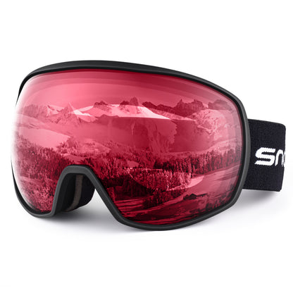 Double-Layer Anti-Fog Ski Goggles – Snow Goggles for Men & Women, Myopia-Compatible