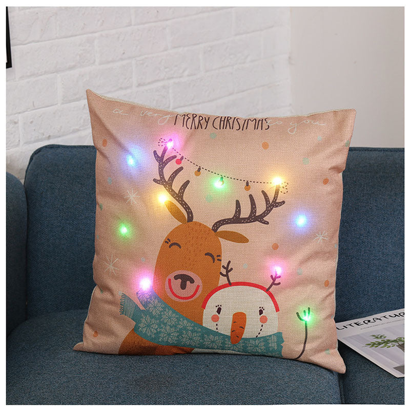 Christmas Pillow LED – Festive Decorative Cushion for Home