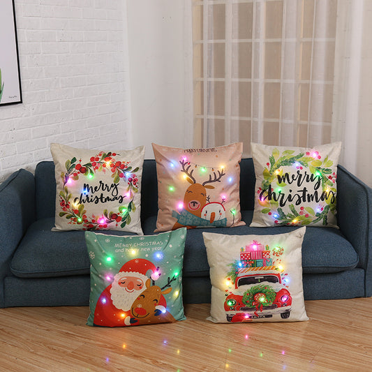 Christmas Pillow LED – Festive Decorative Cushion for Home