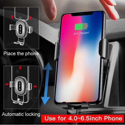 Gravity Bracket Wireless Charging Car Two-In-One Wireless Charging Bracket