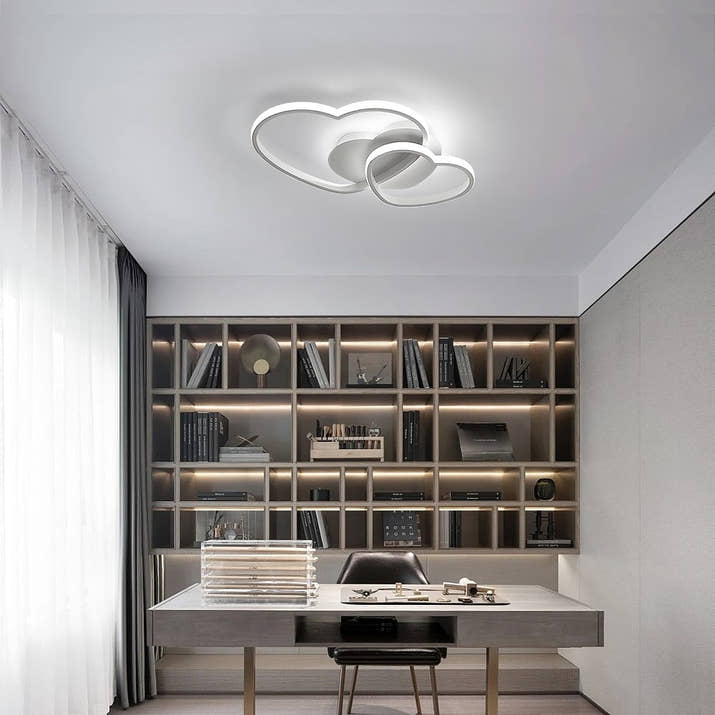 LED Ceiling Light 48W Dimmable With Remote Modern Chandelier Childrens Bedroom — view 3