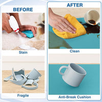 2-Piece Green Anti-Fatigue Kitchen Floor Mats, Cushioned Non-Slip Rugs For Kitchen, Sink Area, Laundry Room And Home — view 4