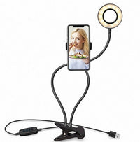 LED Selfie Ring Light – Adjustable Makeup & Live Streaming Light