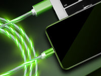 Compatible With Apple, Flowing Light Magnetic Streamer Data Line Cable For