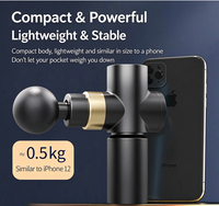 Mini Fast Charging Multi-head Silent Fascia Gun Massage Gun Fitness Device Home Muscle Relaxer Small Electric Impact — view 2