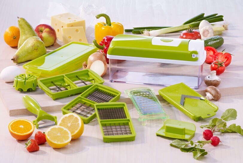 12-Piece Multifunctional Vegetable Chopper & Slicer Set