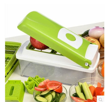 12-Piece Multifunctional Vegetable Chopper & Slicer Set