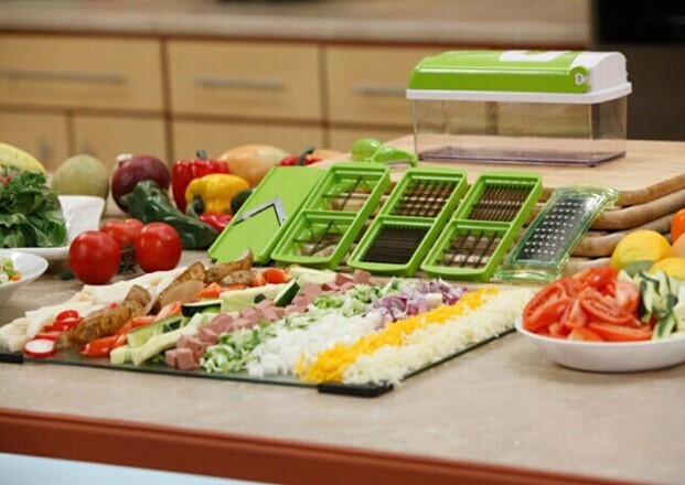 12-Piece Multifunctional Vegetable Chopper & Slicer Set