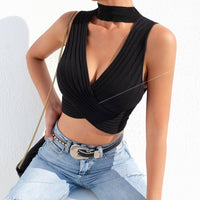 Women’s Sleeveless Crop Tank Tee
