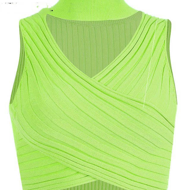 Women’s Sleeveless Crop Tank Tee