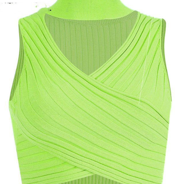 Women’s Sleeveless Crop Tank Tee