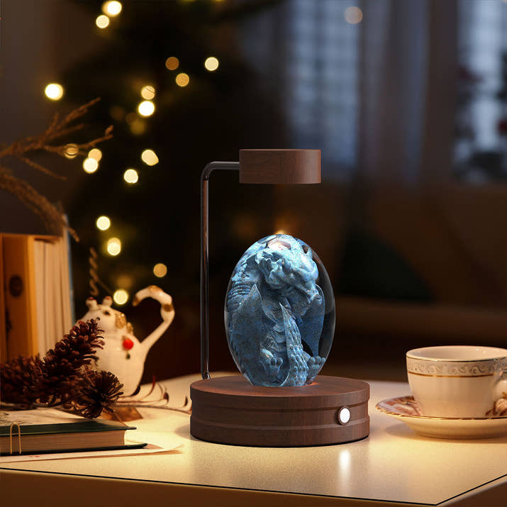 Crystal Ball Cosmic Dinosaur Indoor Night Light Usb Power Warm Bedside