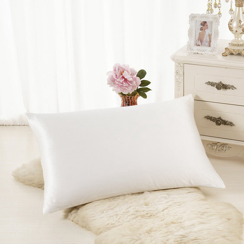 Pillowcase Satin Solid Color Simulation Silk Single Pillowcase Ice Silk