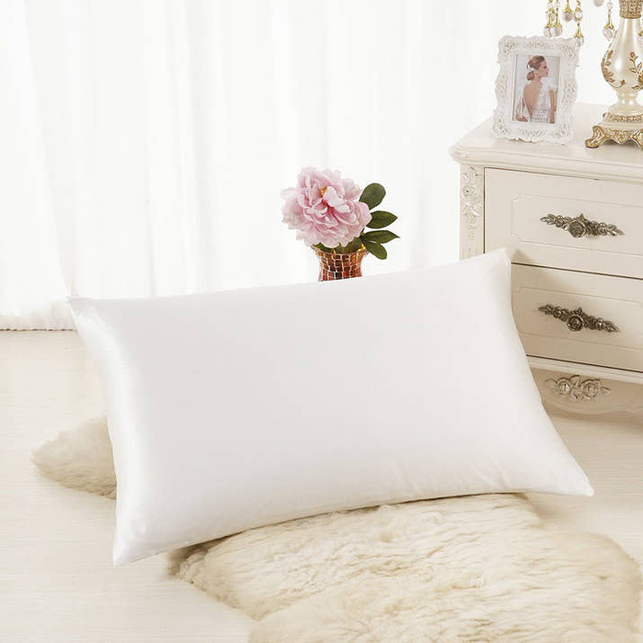 Pillowcase Satin Solid Color Simulation Silk Single Pillowcase Ice Silk
