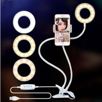 Led Selfie Ring Light For Live Adjustable Makeup Light-8Cm Stand