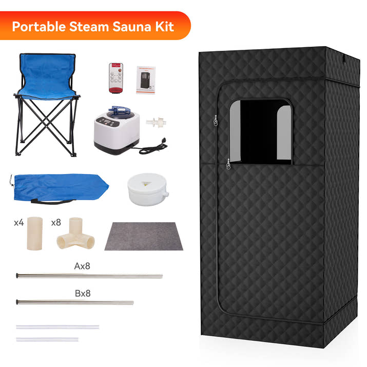 One-Person Infrared Sauna Room – Portable Indoor Spa Tent
