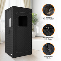 One-Person Infrared Sauna Room – Portable Indoor Spa Tent