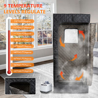 One-Person Infrared Sauna Room – Portable Indoor Spa Tent