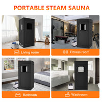 One-Person Infrared Sauna Room – Portable Indoor Spa Tent