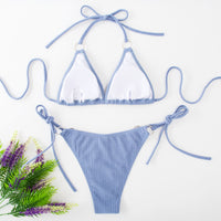 Side-Tie Thong Bikini Set