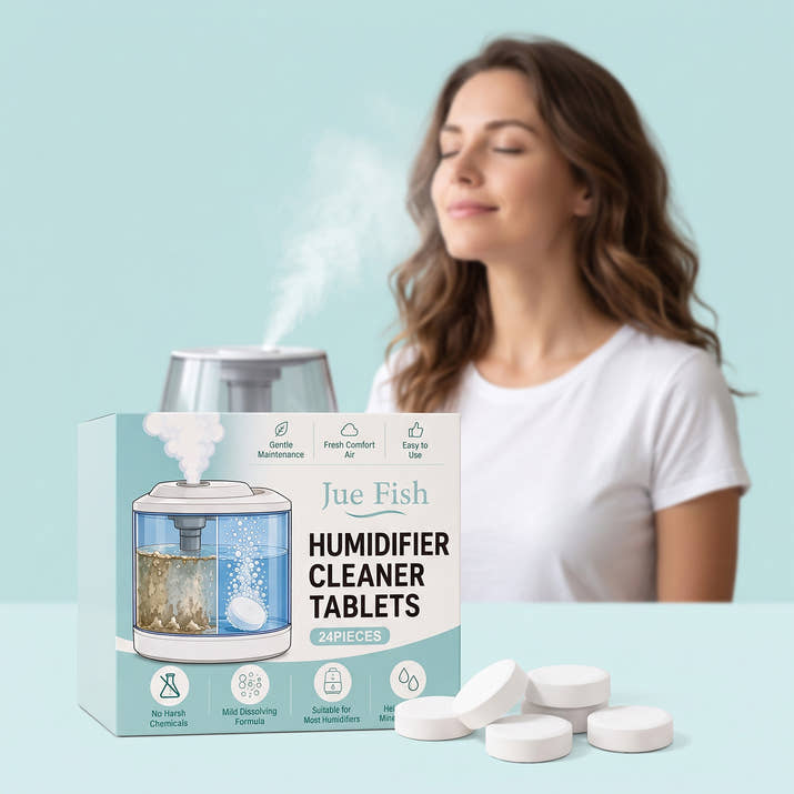 JUE FISH Humidifier Cleaner Tablets, 24pcs, Dietary Supplement for Daily Wellness — view 2