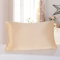 Pillowcase Satin Solid Color Simulation Silk Single Pillowcase Ice Silk