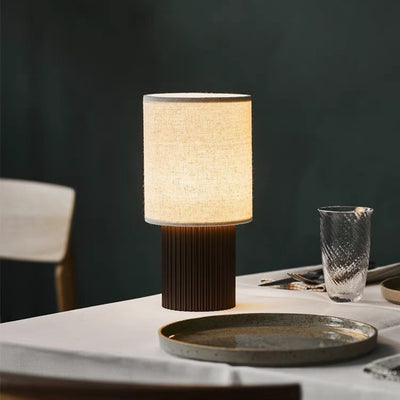 Portable Rechargeable Fabric Table Lamp