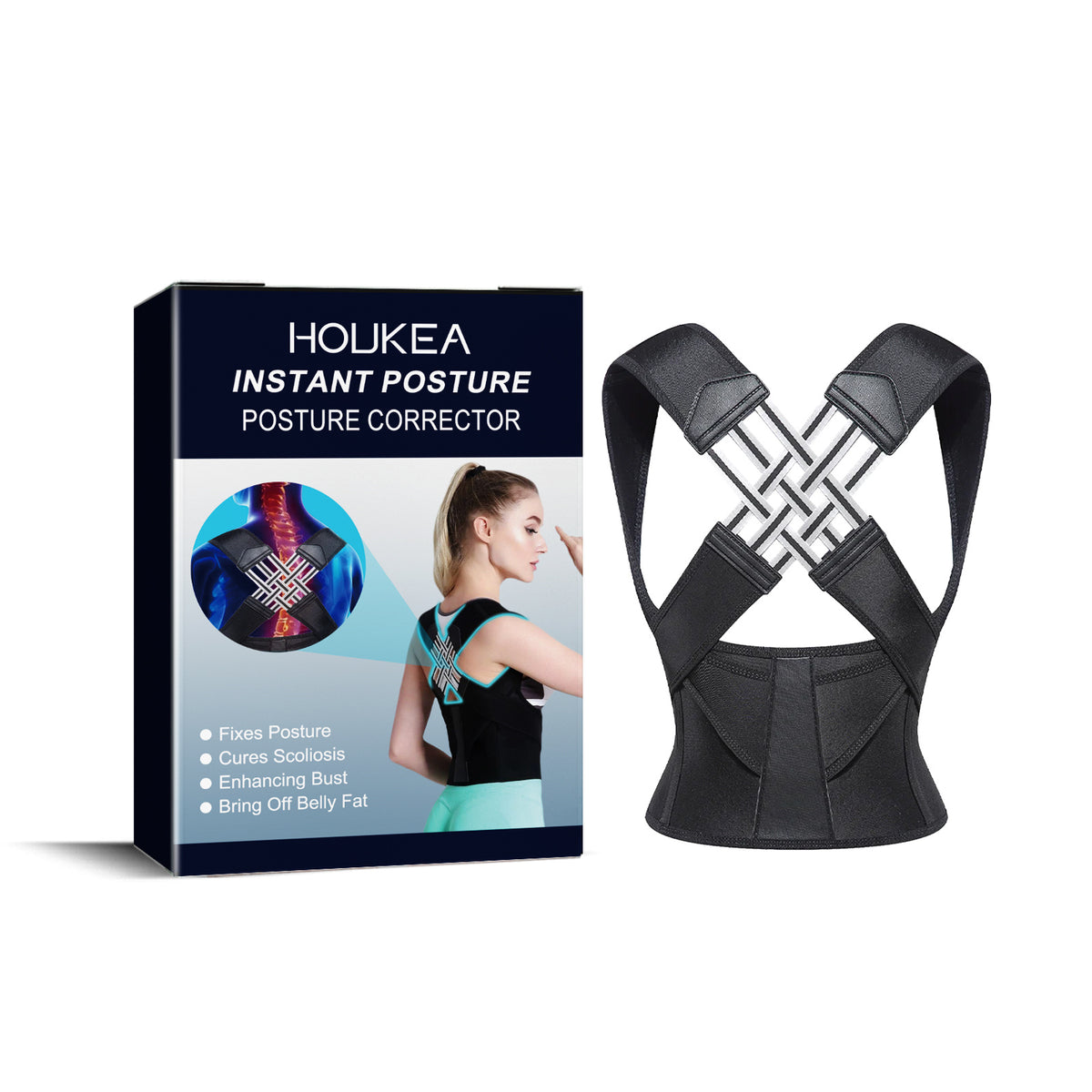 Skin care products, Instant Posture Corrector, Postural correction, with Rubber