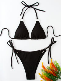 Side-Tie Thong Bikini Set
