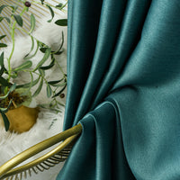 Thickening Double-Sided Linen High Shading Jacquard Curtain