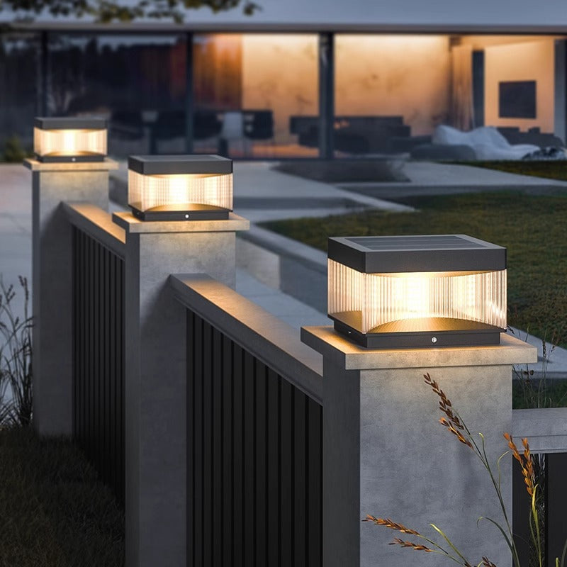 Waterproof Modern Outdoor Wall Lamp Post — view 3