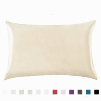 Pillowcase Satin Solid Color Simulation Silk Single Pillowcase Ice Silk