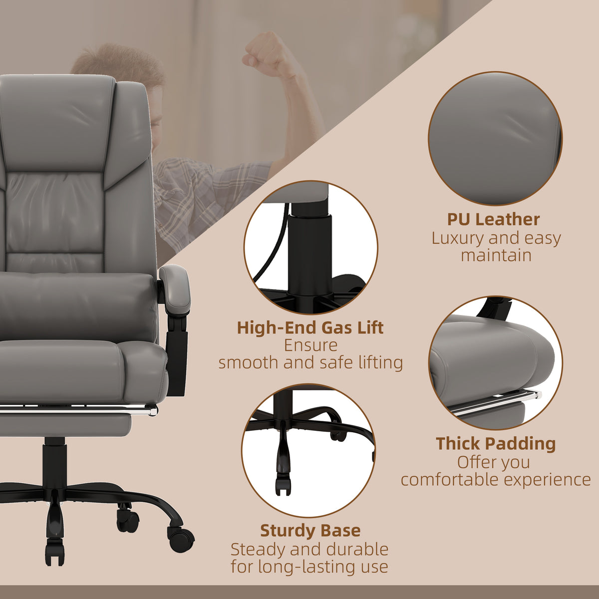 Office Chair/Massage Office Chair — view 4